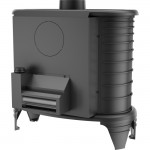 Kratki Liatinové kachle KOZA K8 s ventilátorom TURBOFAN