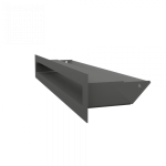 Mriežka LUFT 60×400 grafitová 45S