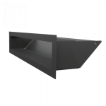 Mriežka LUFT 90×400 čierna 45S