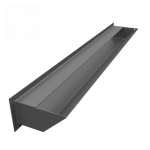 Mriežka LUFT 90×800 grafitová 45S