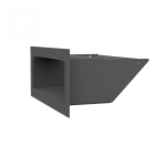 Mriežka LUFT 90×200 grafitová 45S SF - plytká