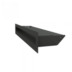 Mriežka LUFT 60×400 čierna 45S SF - plytká