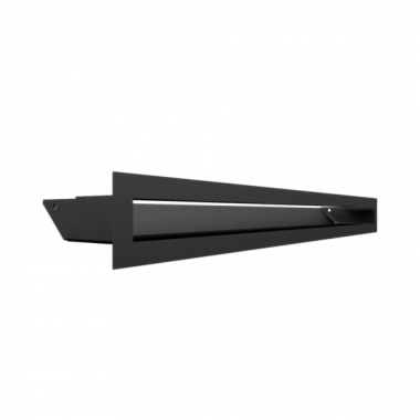 Mriežka LUFT 60×600 čierna 45S SF - plytká