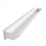 Mriežka LUFT 90×800 biela 45S SF - plytká