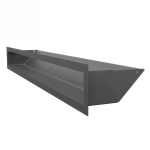 Mriežka LUFT 90×800 grafitová 45S SF - plytká