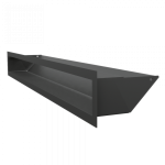 Mriežka LUFT 90×800 čierna 45S SF - plytká