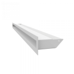 Mriežka LUFT 60×1000 biela 45S SF - plytká