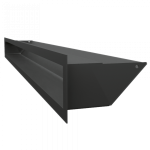 Mriežka LUFT 90×1000 čierna 45S SF - plytká