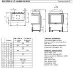 Kobok EKO 2R90-S/400, LD2 600/450 Teplovzdušná krbová vložka