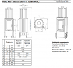 Kobok ROTO 450 - 530/325 V (Vertikal) - krbová pec