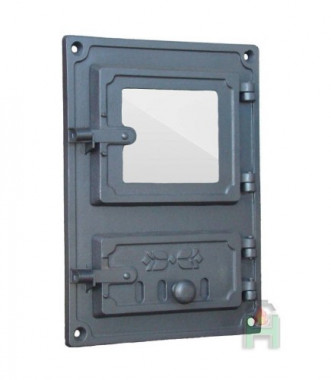 Dvierka liatinové so sklom DPK8R 275x375