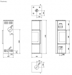 Kratki TORA M 8 povrchová úprava - NERO