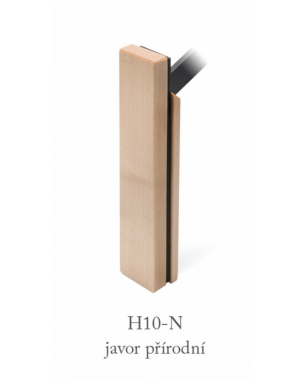 Kľučka H10-N javor prírodný pre kachľové krby HARMONY, SOLID